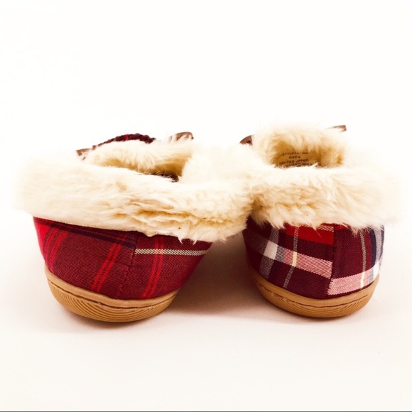 J CREW Tartan Plaid Moccasins Size 6 - Picture 4 of 6